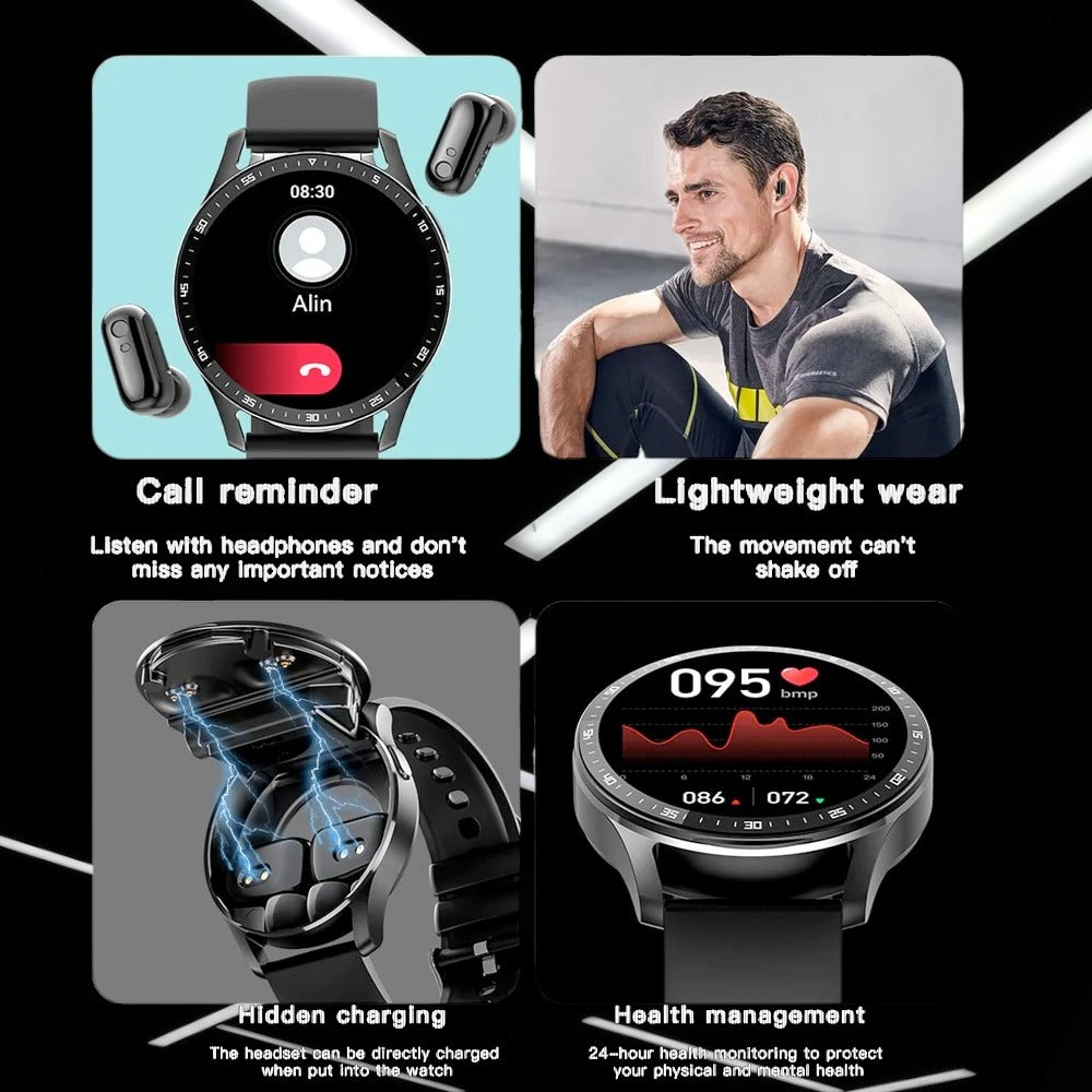 2in1: Sport-Focused Smartwatch & Earbus