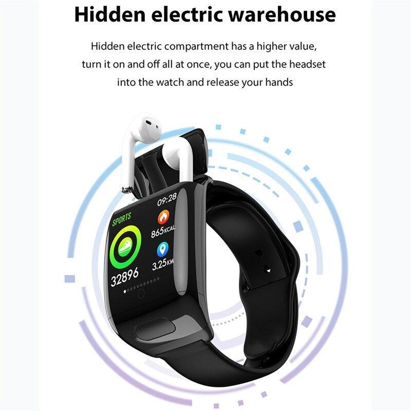 Smart Watch Men-Women Bluetooth Headphone - HealtfuLifestlye